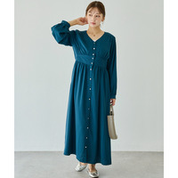 ウエスト切替ワンピース