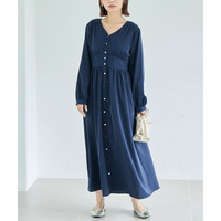 ウエスト切替ワンピース