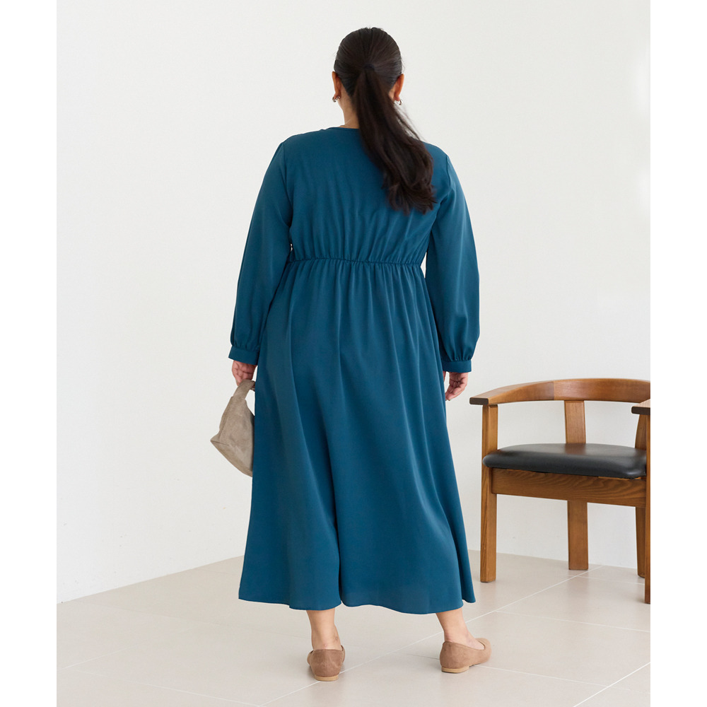 ウエスト切替ワンピース30