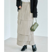 プリーツアシンメトリースカート