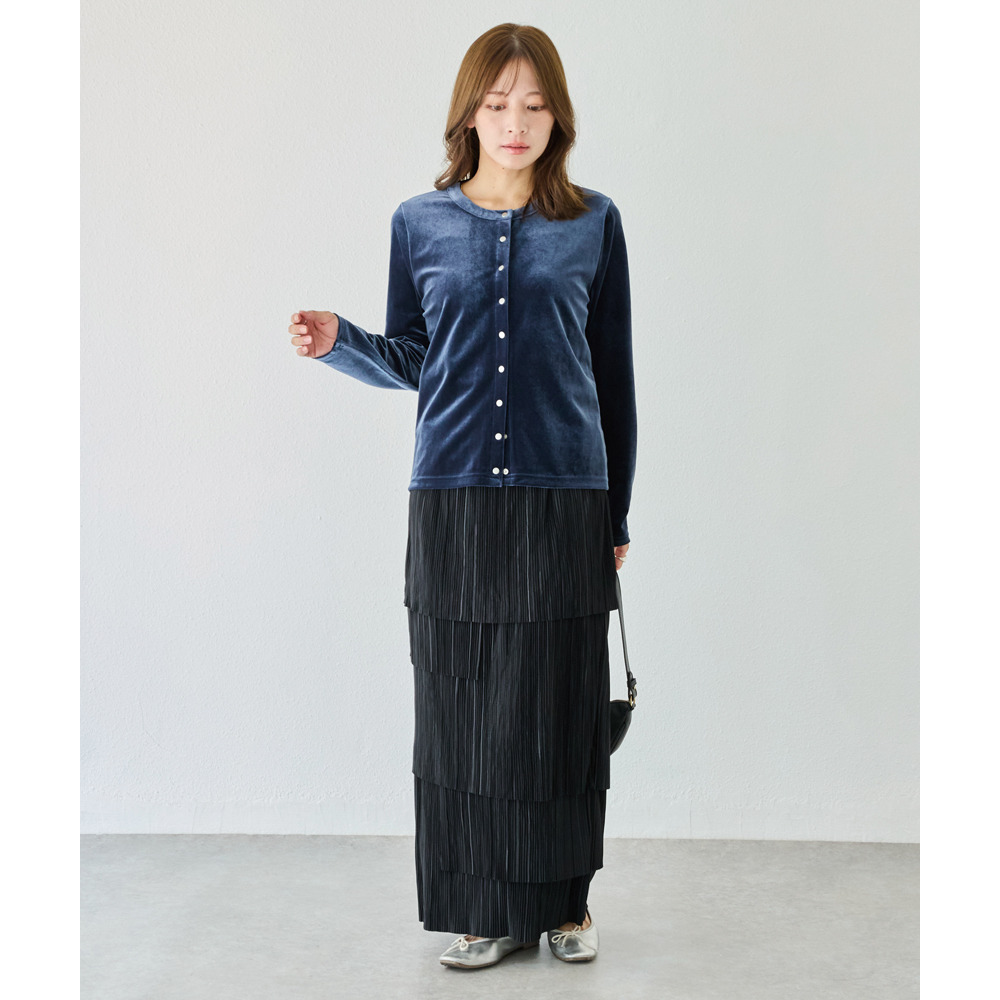 プリーツアシンメトリースカート16