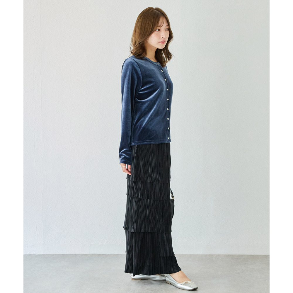 プリーツアシンメトリースカート19
