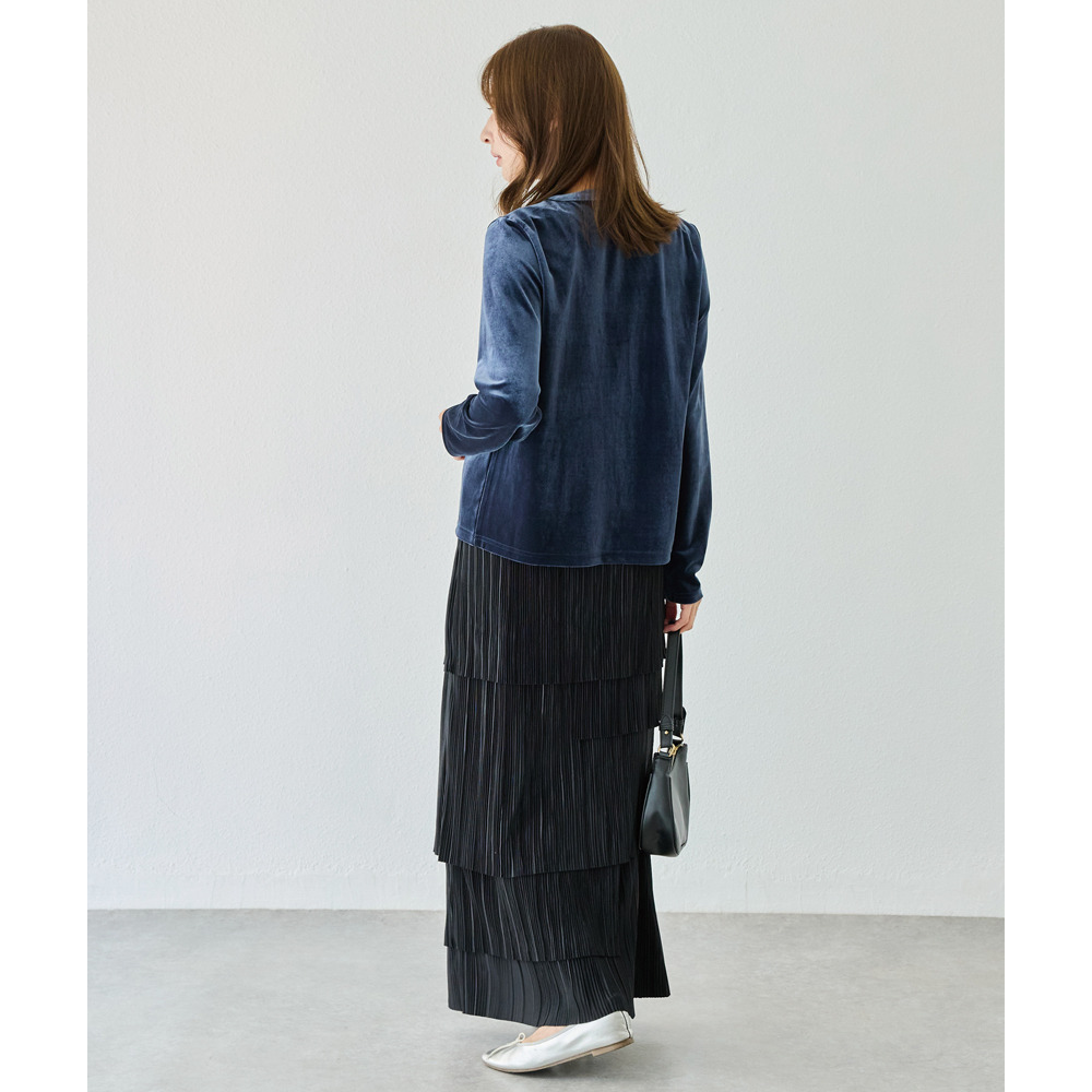 プリーツアシンメトリースカート20