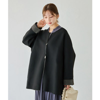 配色ニットカーディガン