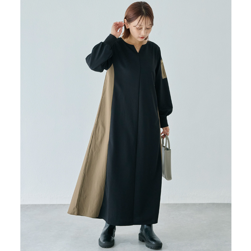 配色ミリタリーワンピース5