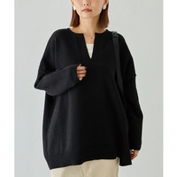 スキッパーニットプルオーバー