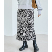 レオパードジャガードスカート