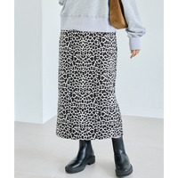レオパードジャガードスカート