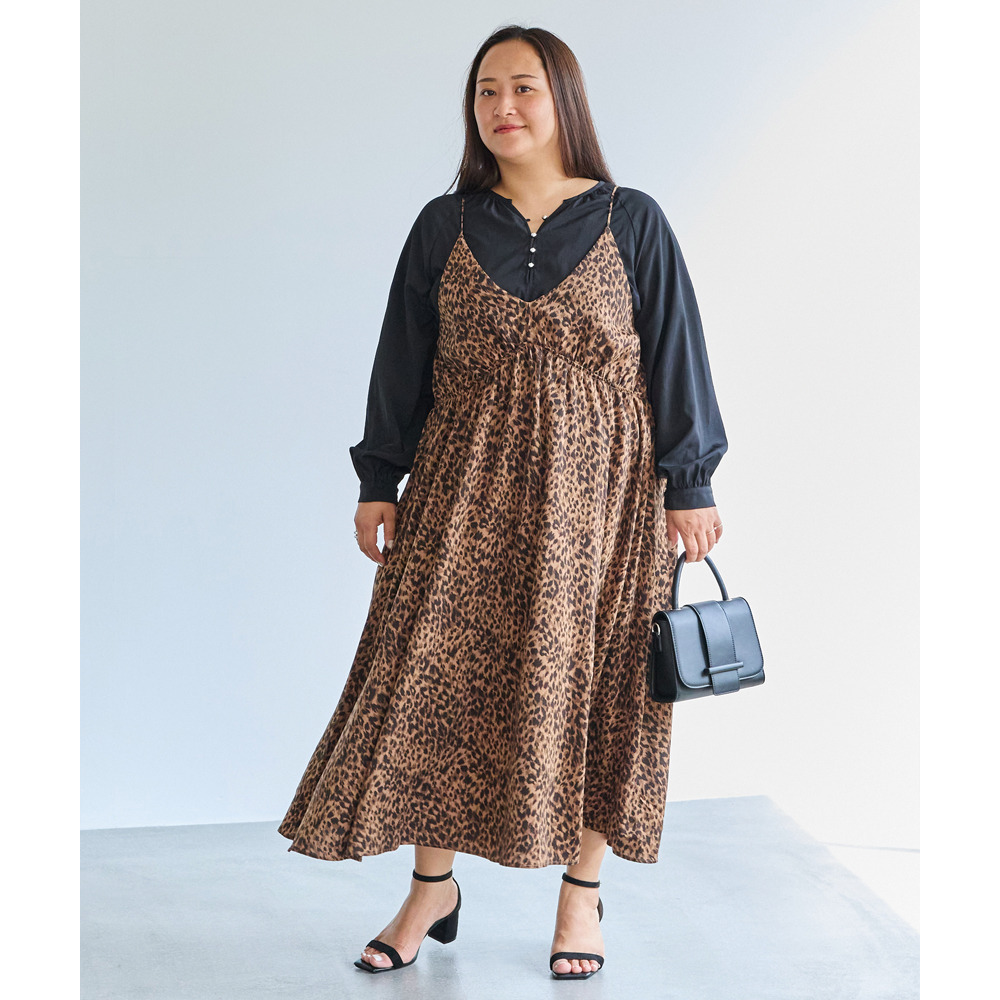 レオパードキャミワンピース13