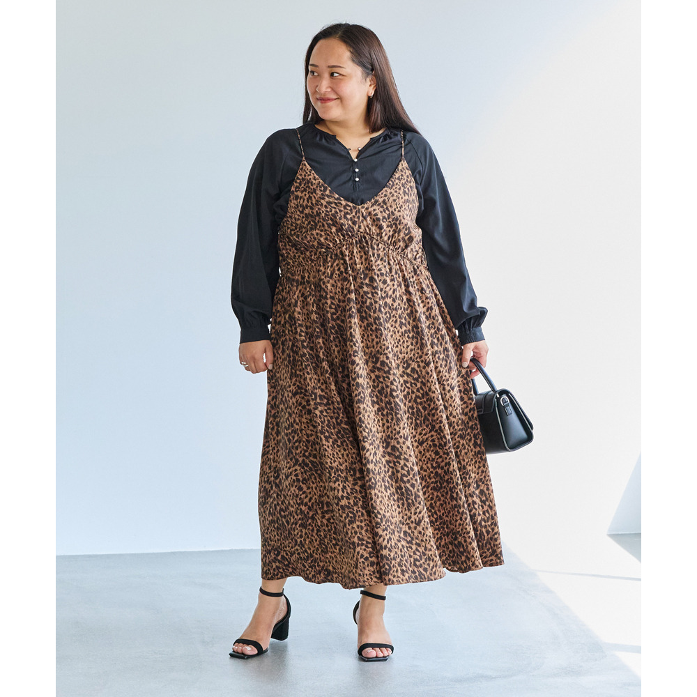 レオパードキャミワンピース14