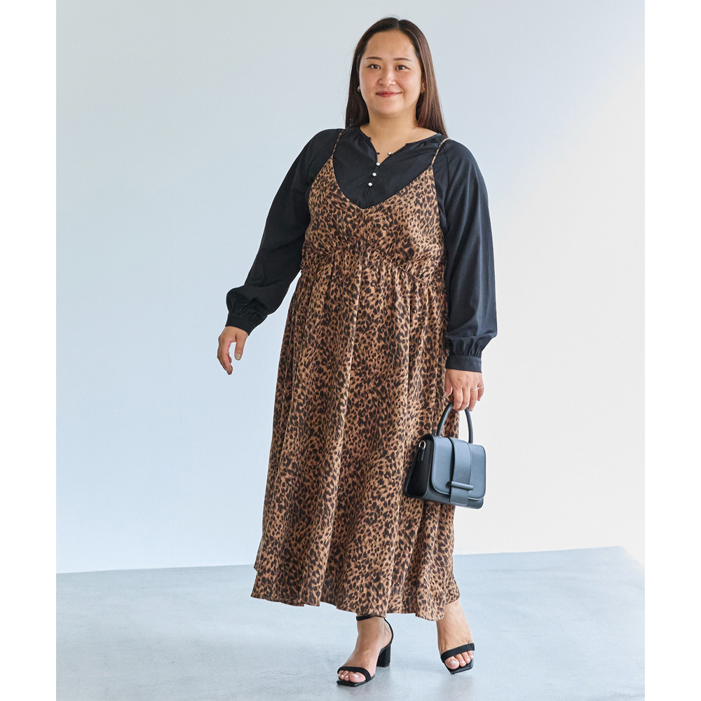 レオパードキャミワンピース15