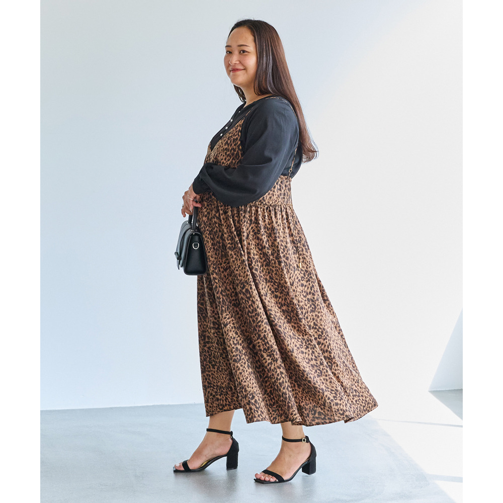 レオパードキャミワンピース16