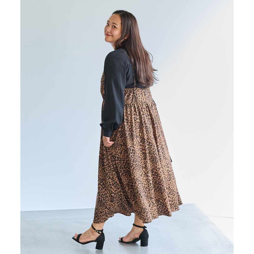 レオパードキャミワンピース18