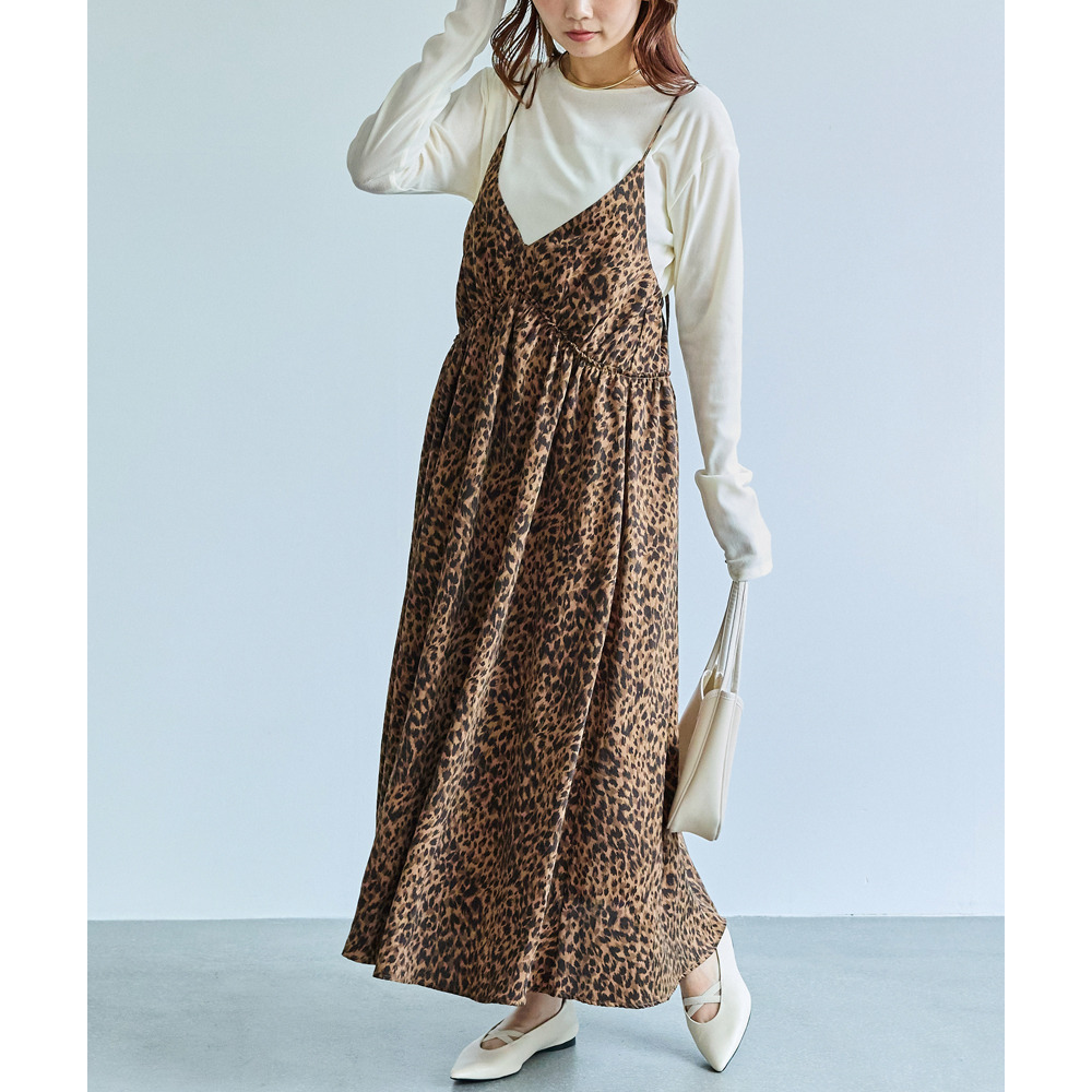 レオパードキャミワンピース2