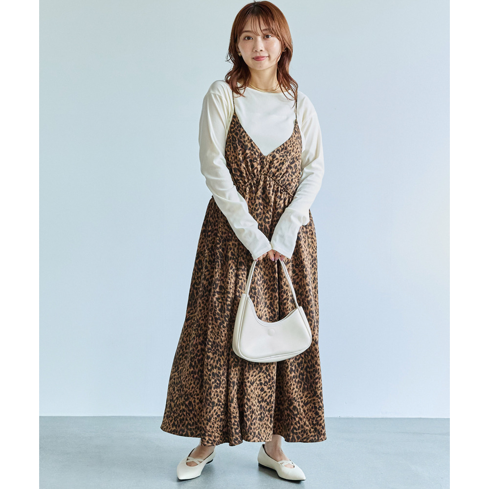 レオパードキャミワンピース3