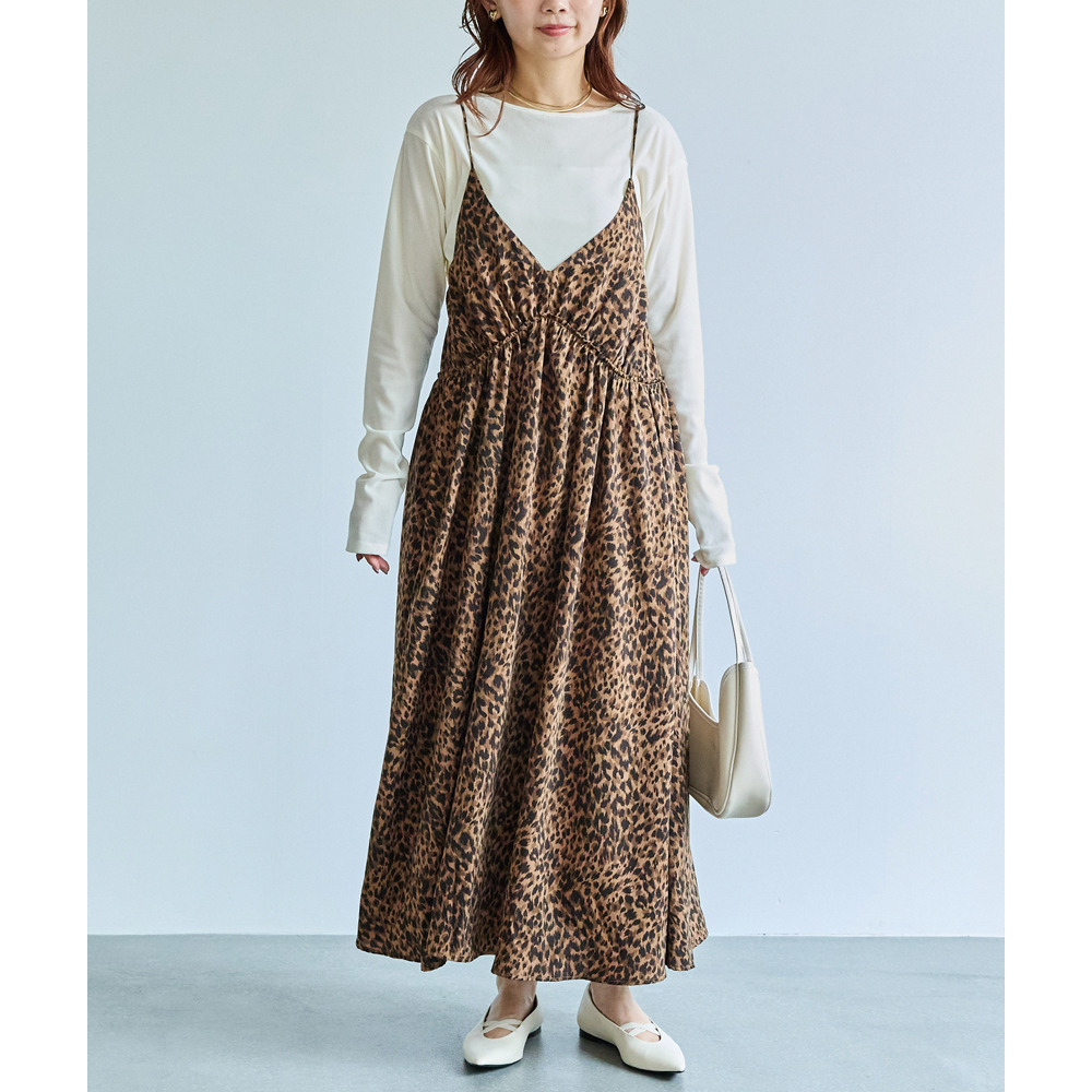 レオパードキャミワンピース4