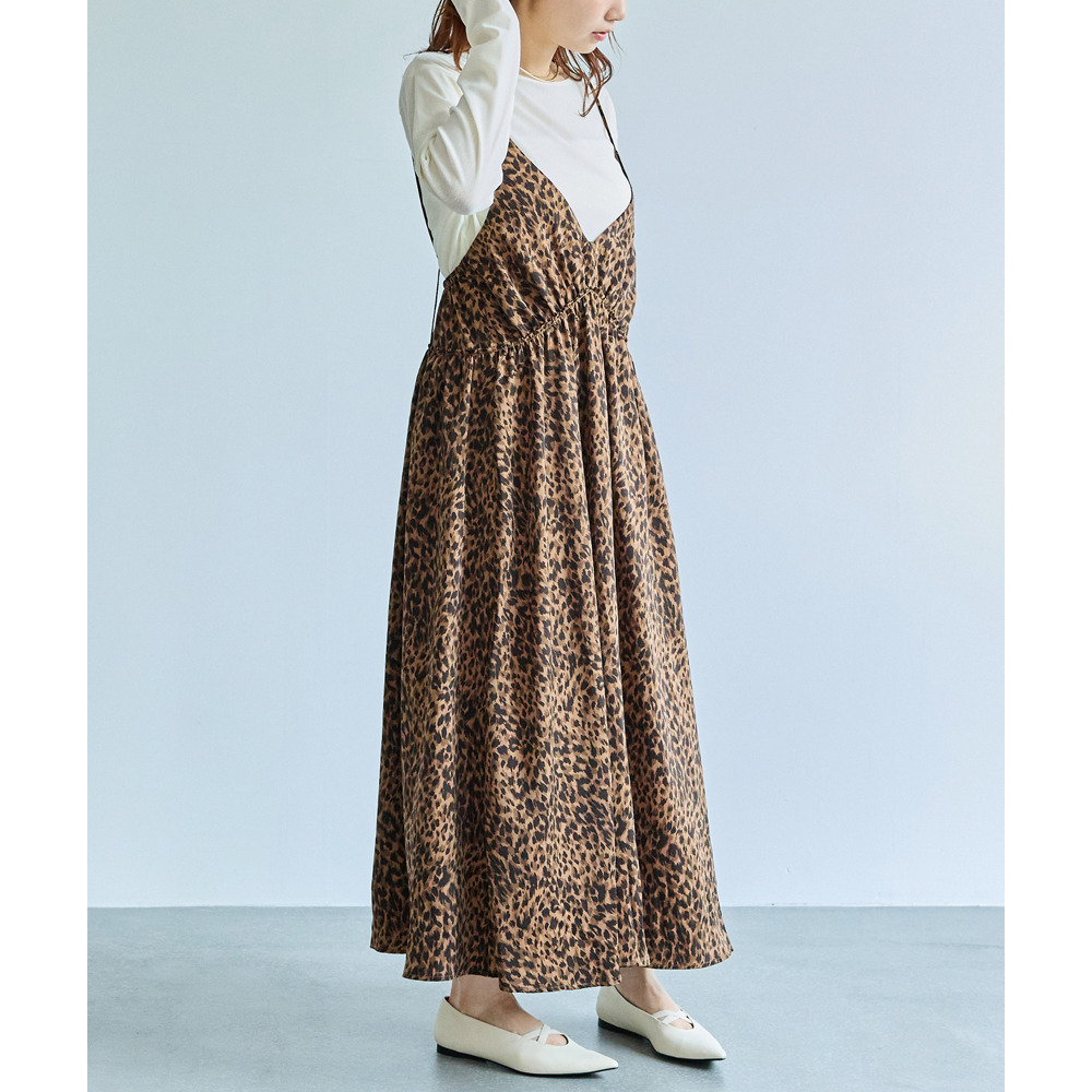 レオパードキャミワンピース6