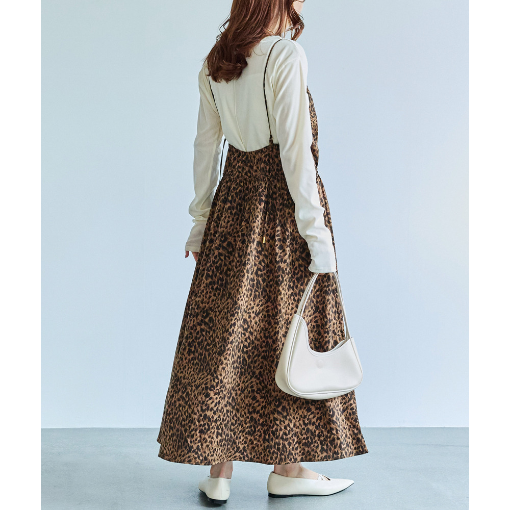 レオパードキャミワンピース8