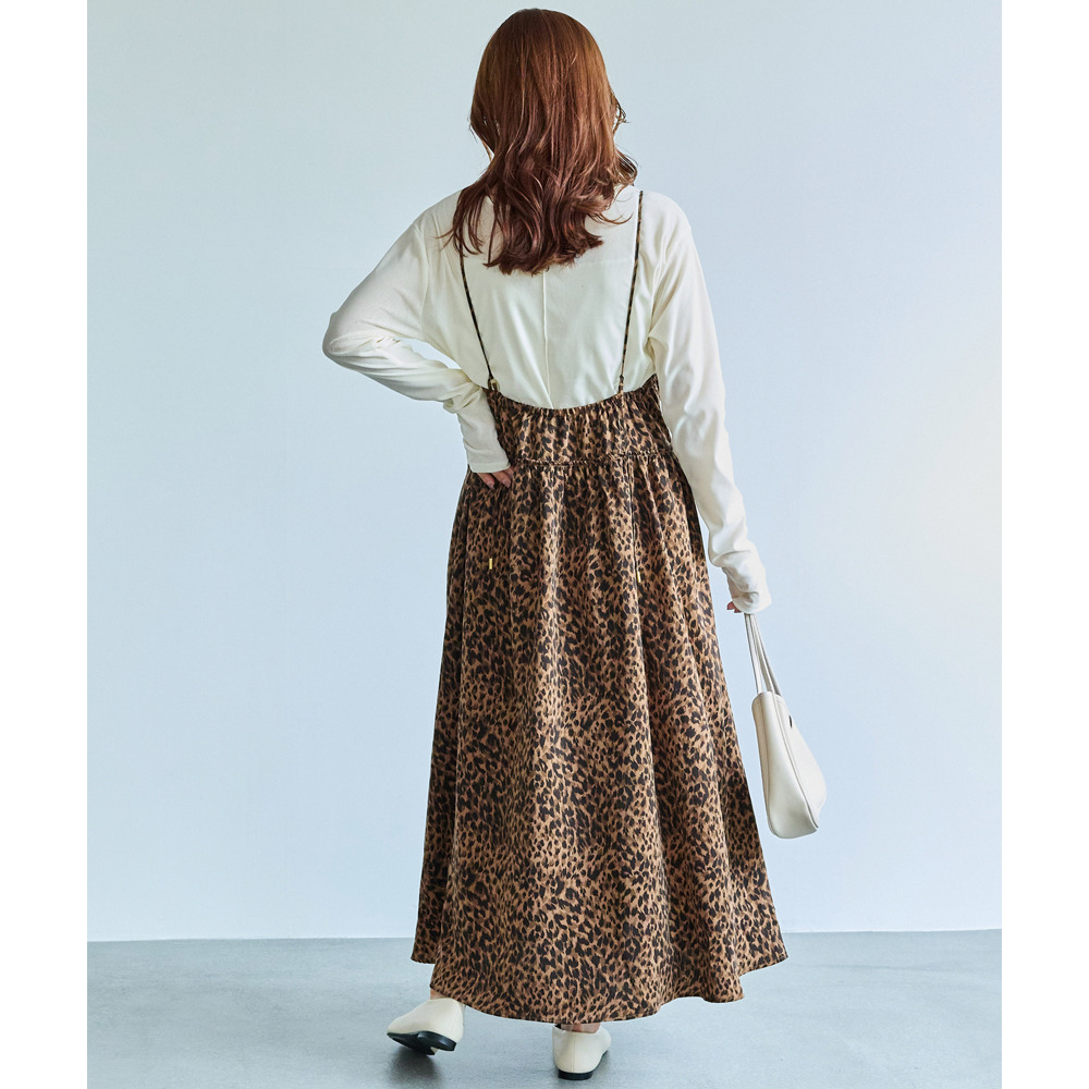 レオパードキャミワンピース9