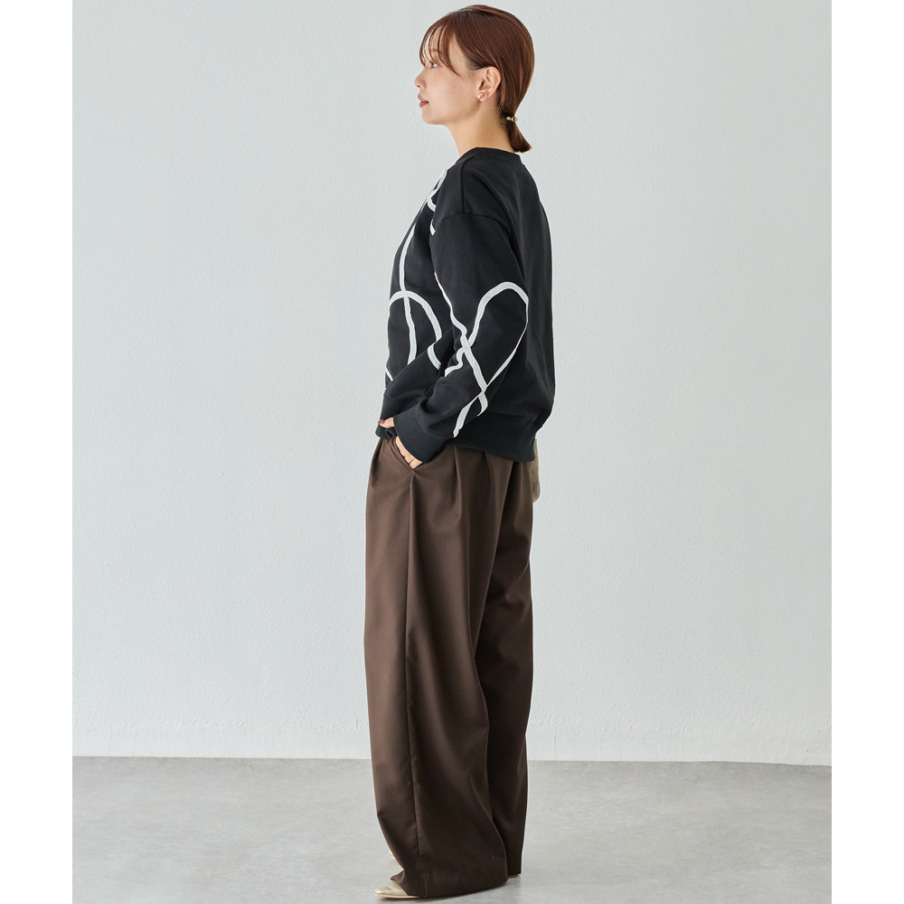 コード刺繍スウェットプルオーバー22