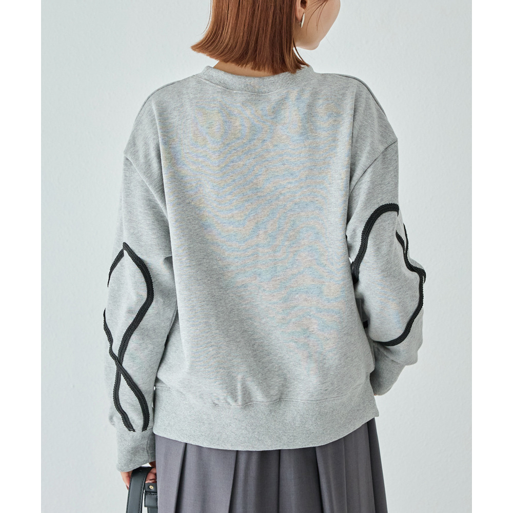 コード刺繍スウェットプルオーバー6