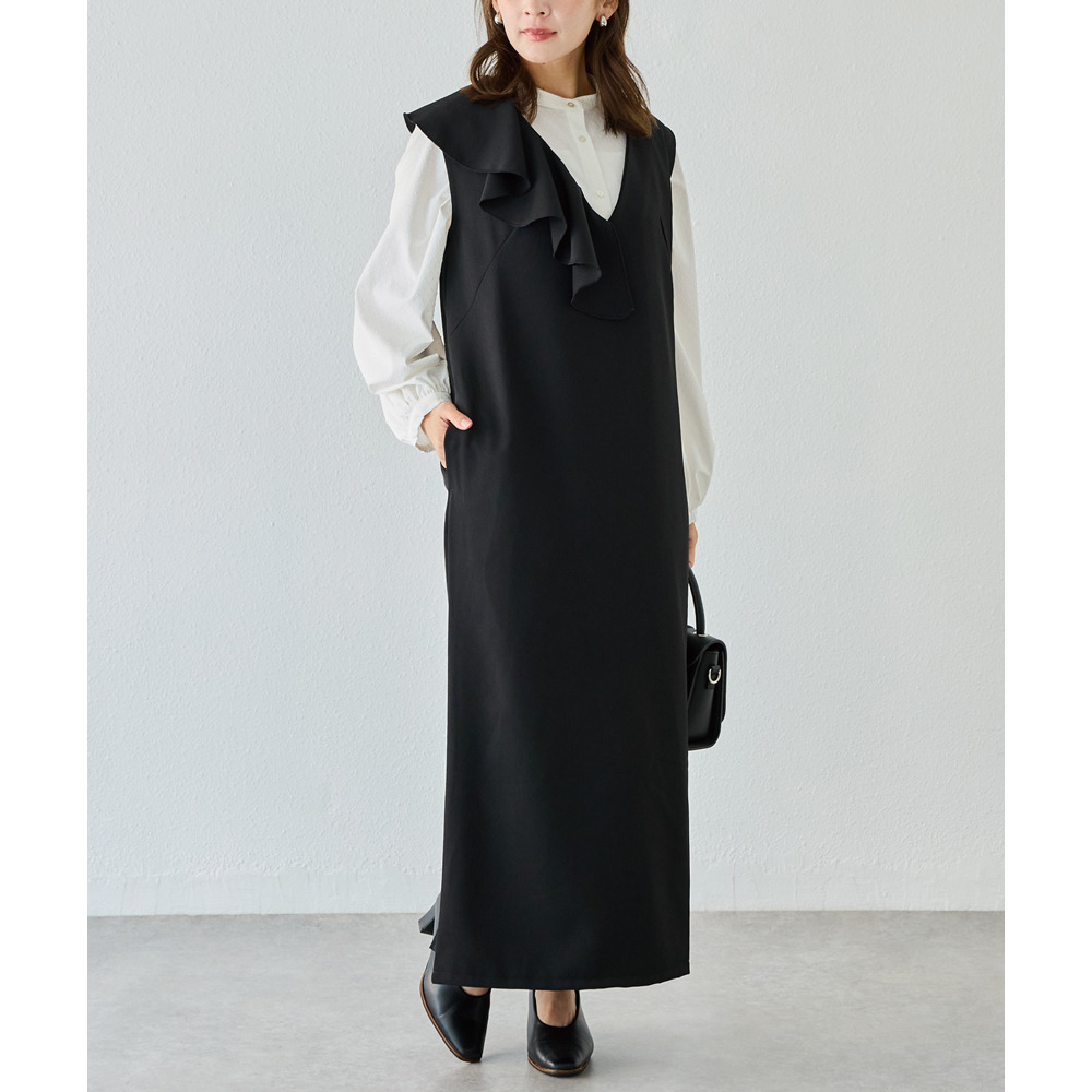 アシメフリルワンピース11