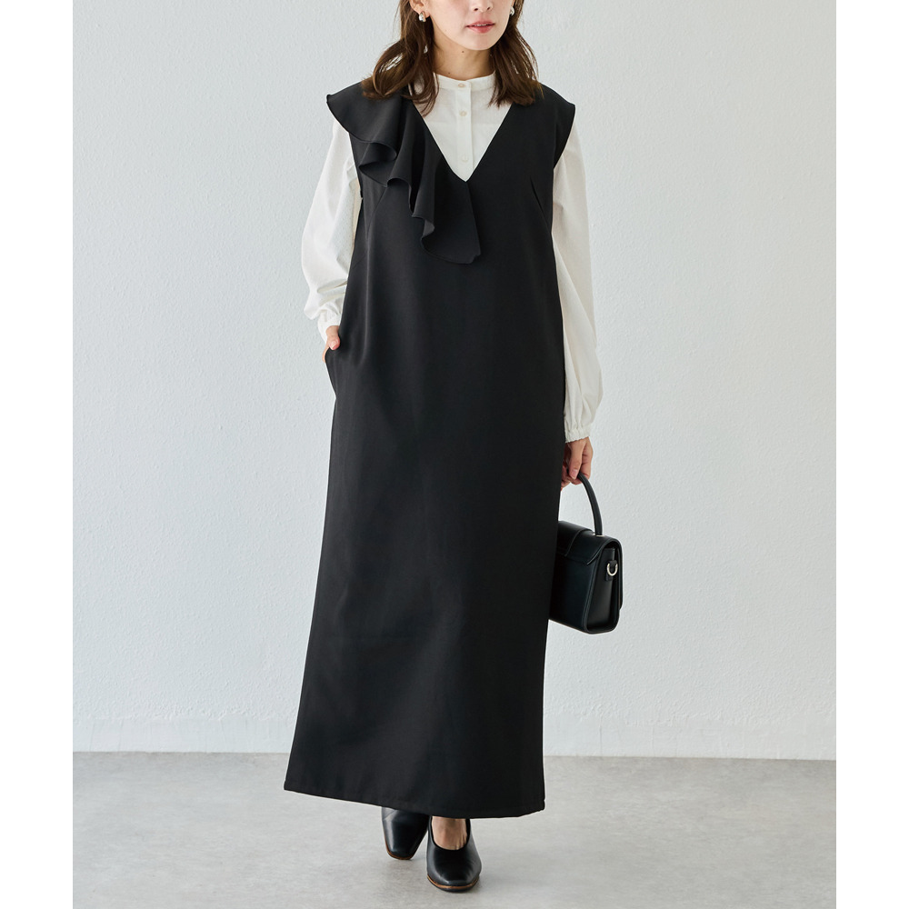 アシメフリルワンピース13