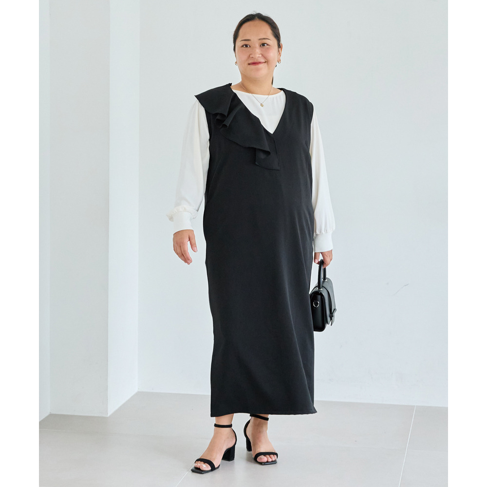 アシメフリルワンピース21