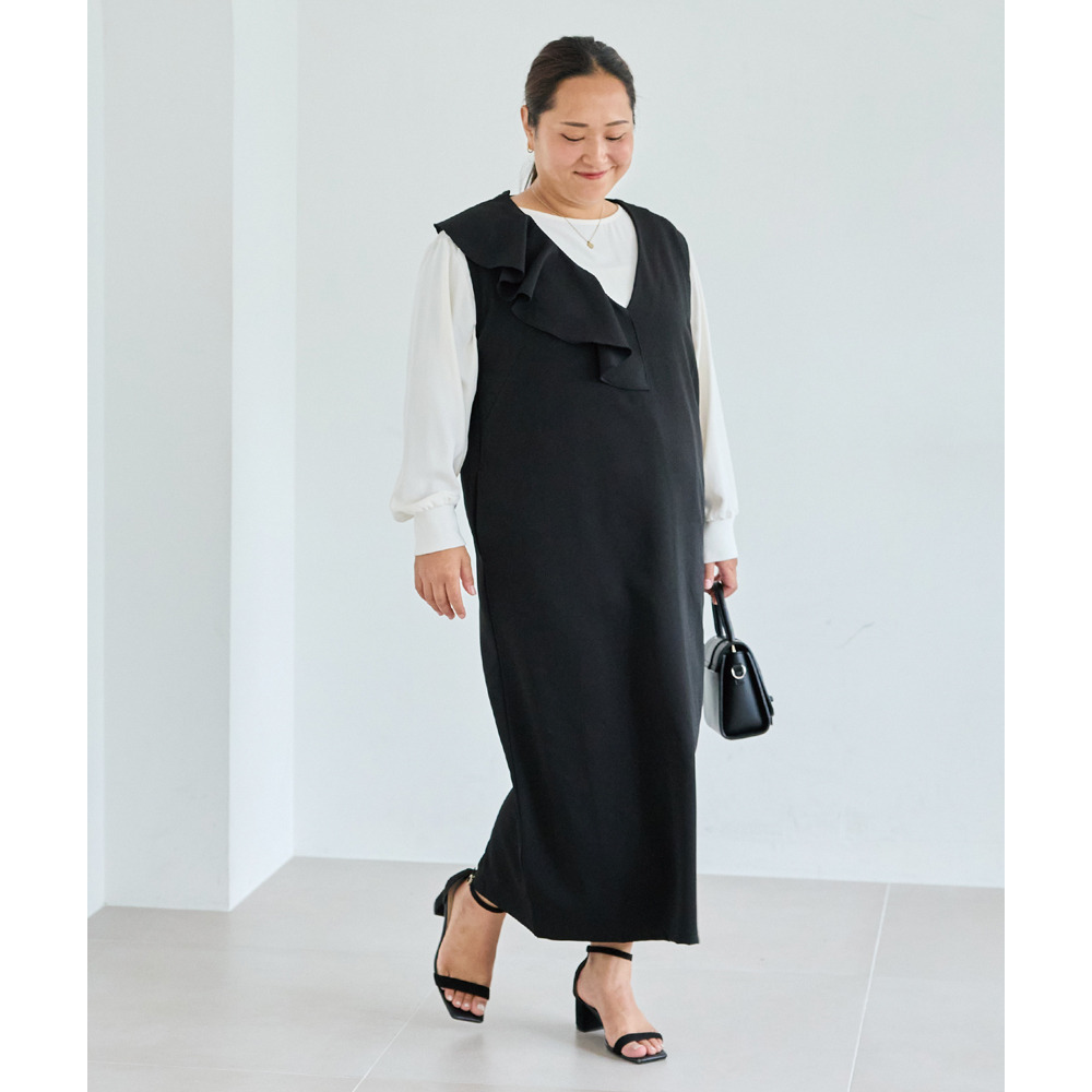 アシメフリルワンピース22