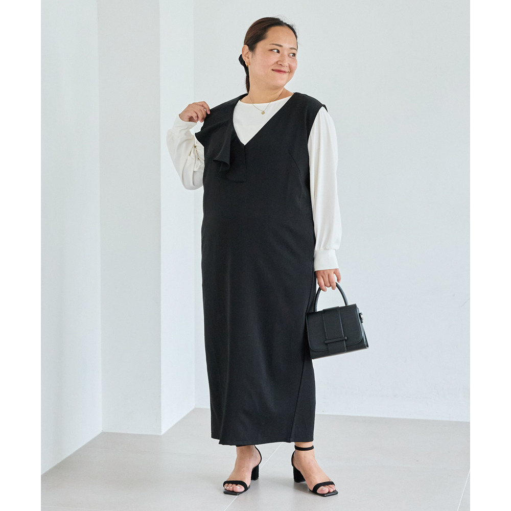 アシメフリルワンピース23