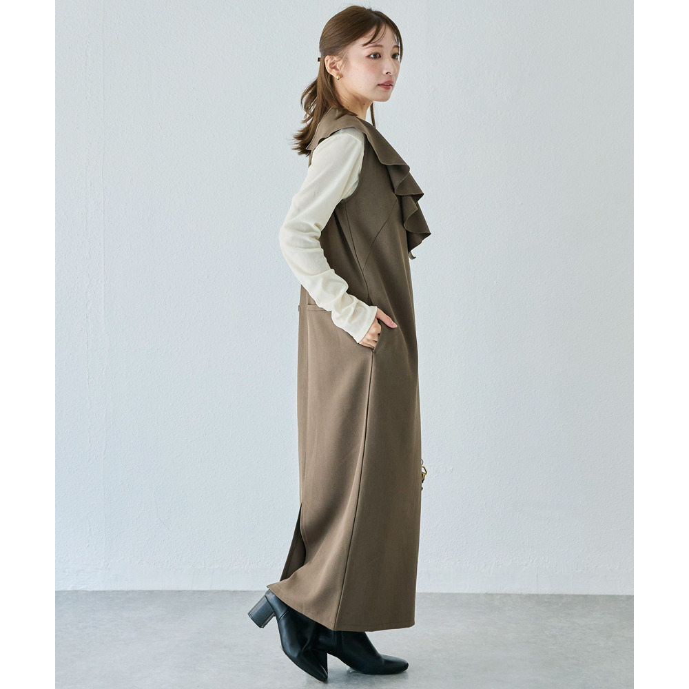 アシメフリルワンピース5