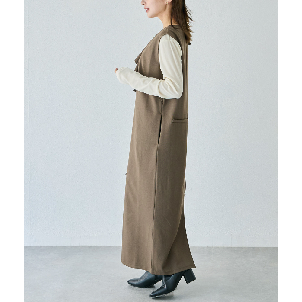 アシメフリルワンピース6