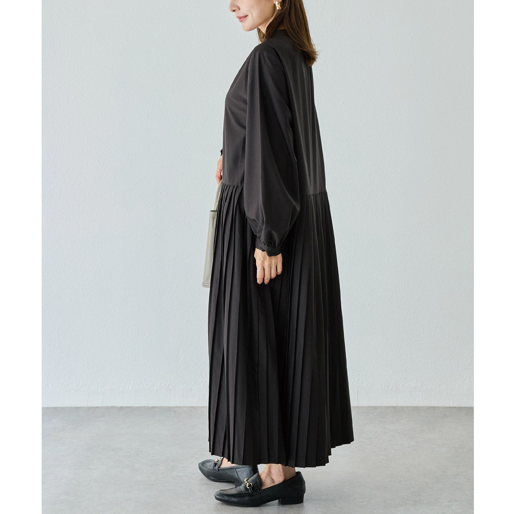 プリーツ切替ワンピース14