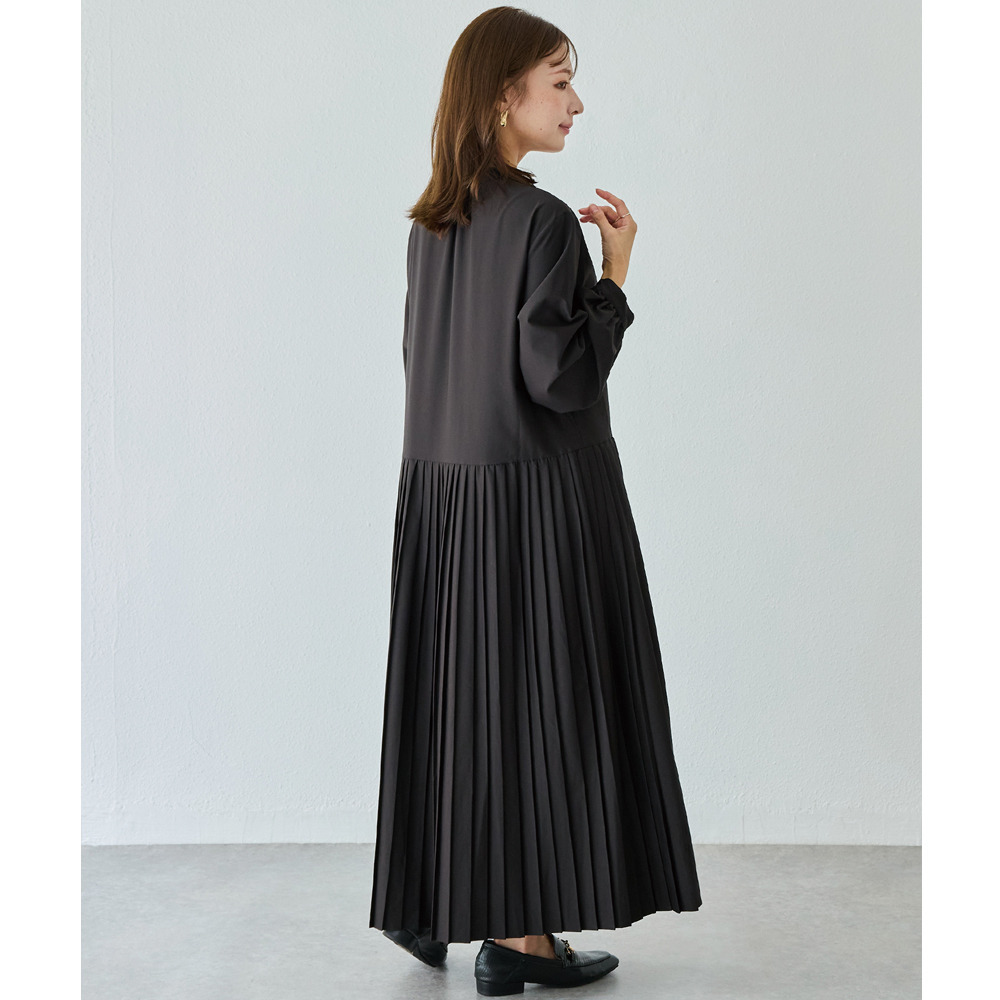 プリーツ切替ワンピース15