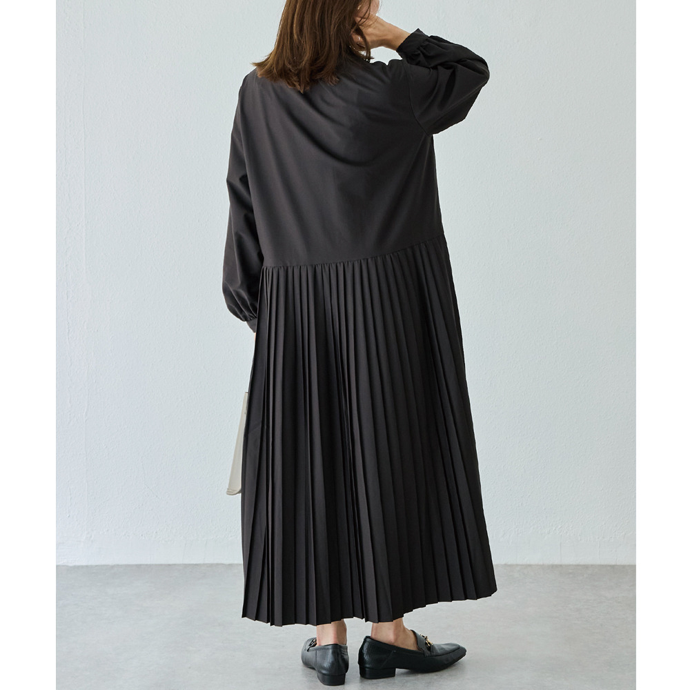 プリーツ切替ワンピース16