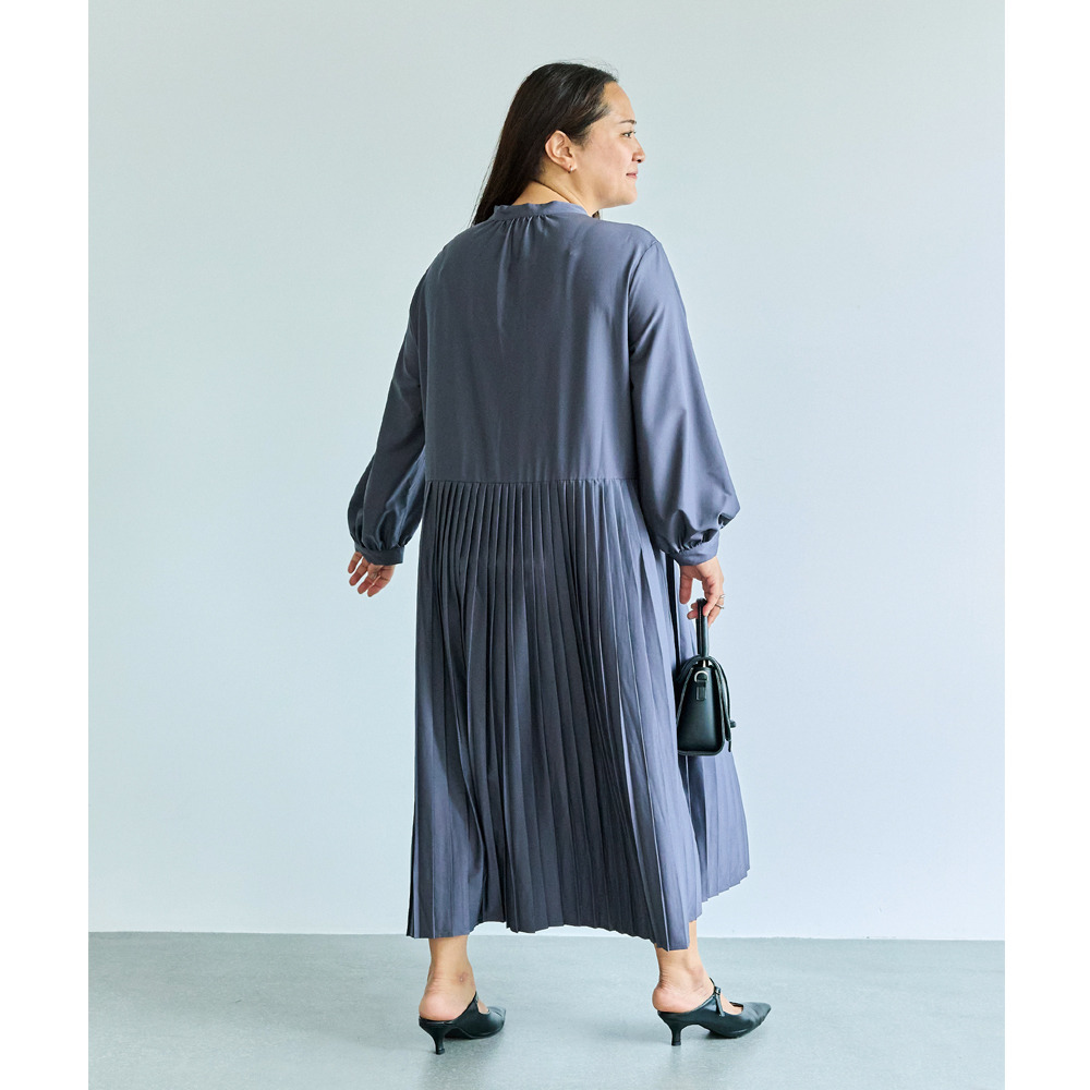 プリーツ切替ワンピース20