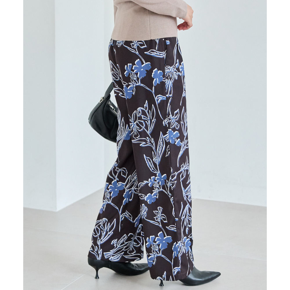 花柄イージーパンツ11