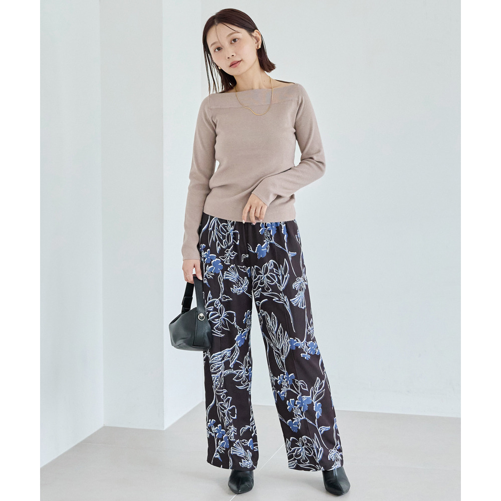 花柄イージーパンツ13