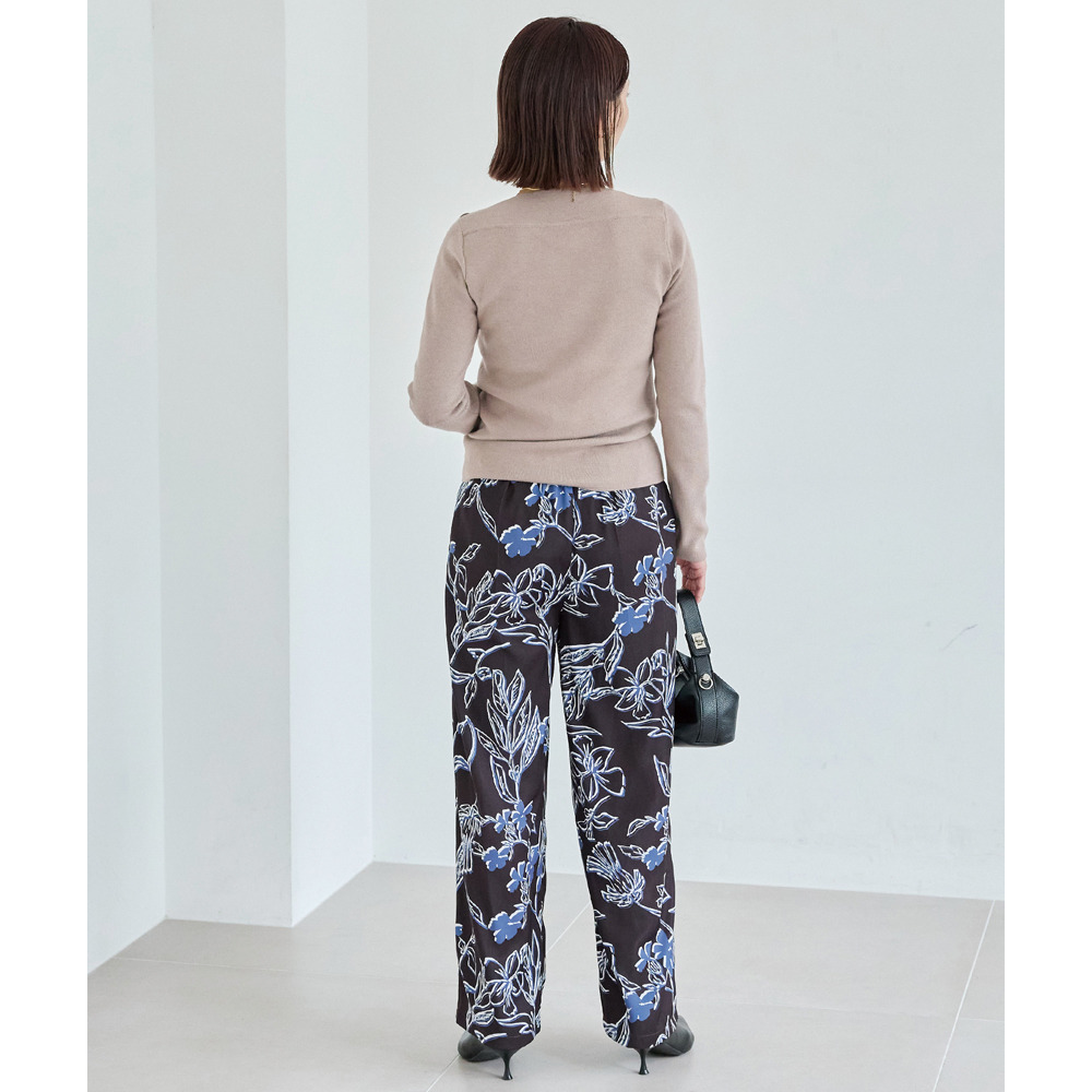 花柄イージーパンツ15