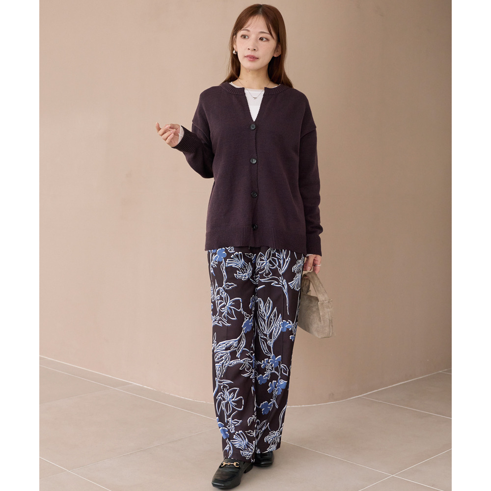 花柄イージーパンツ19
