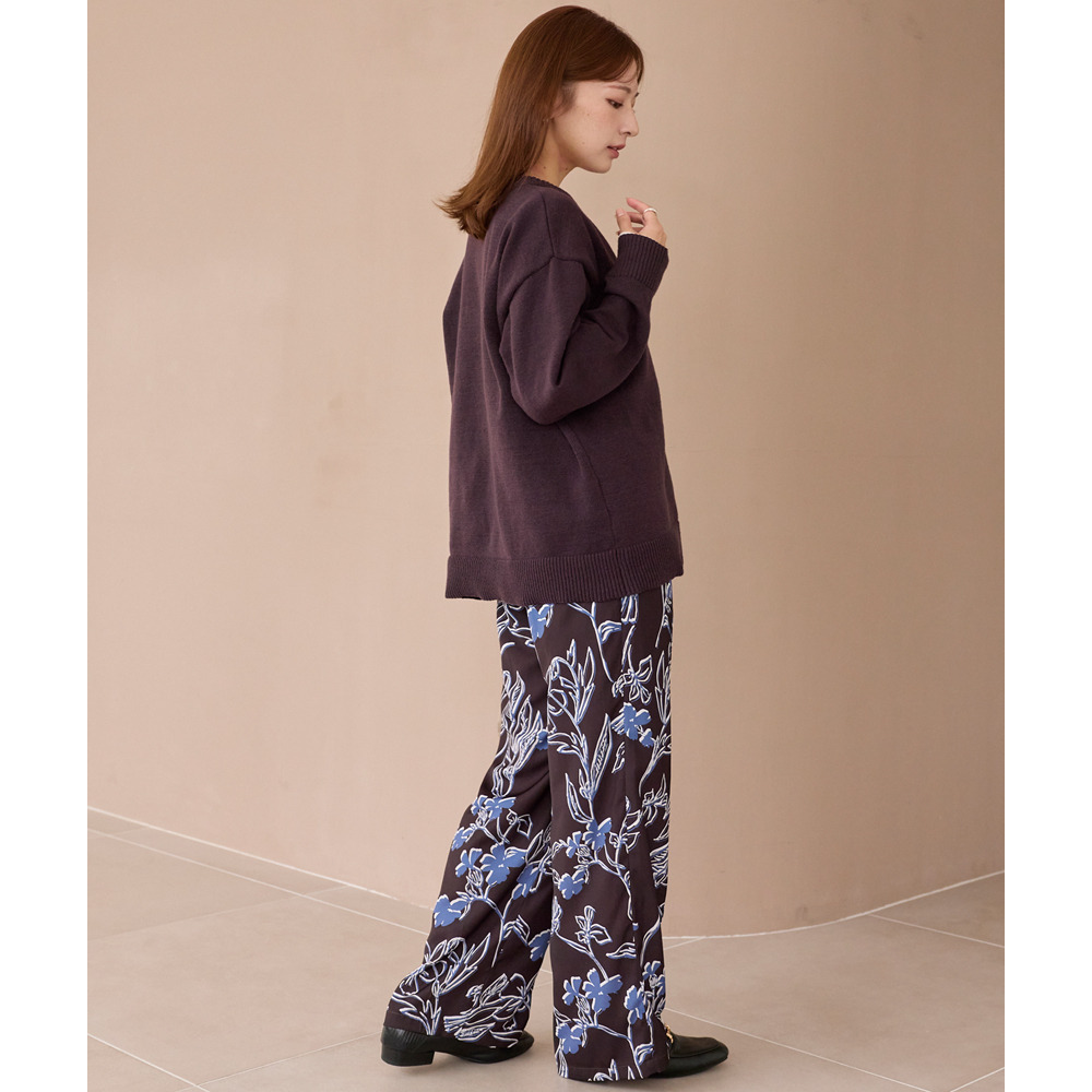 花柄イージーパンツ20