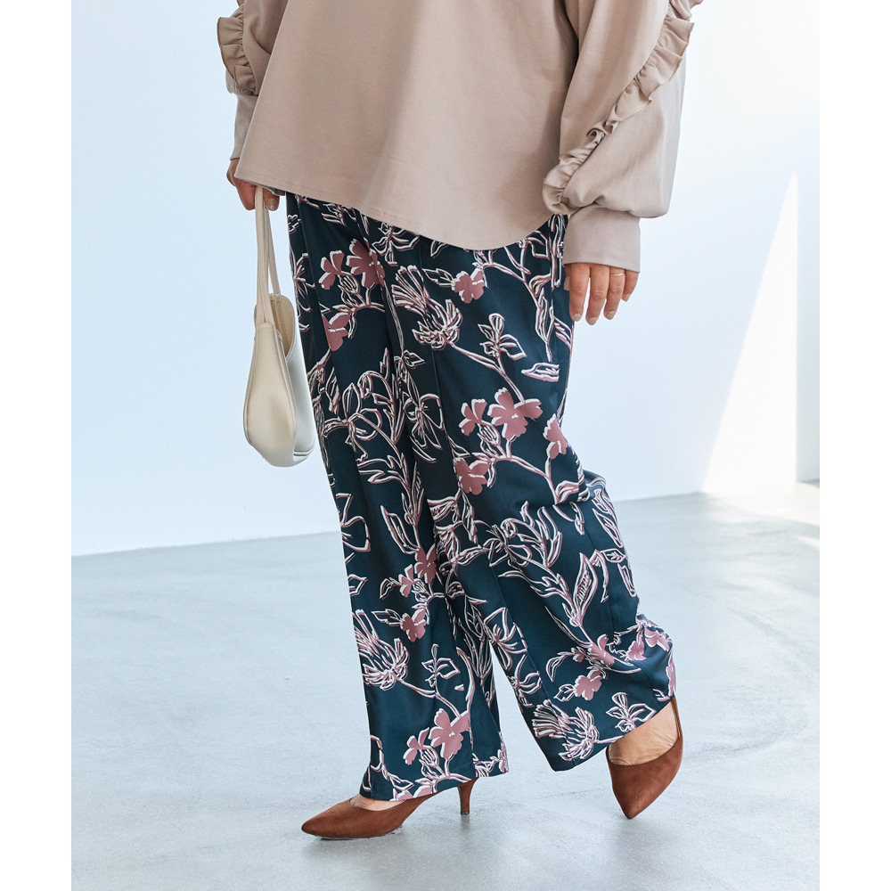 花柄イージーパンツ26