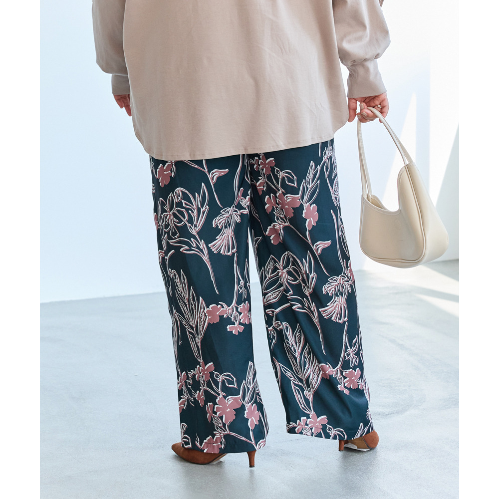 花柄イージーパンツ27