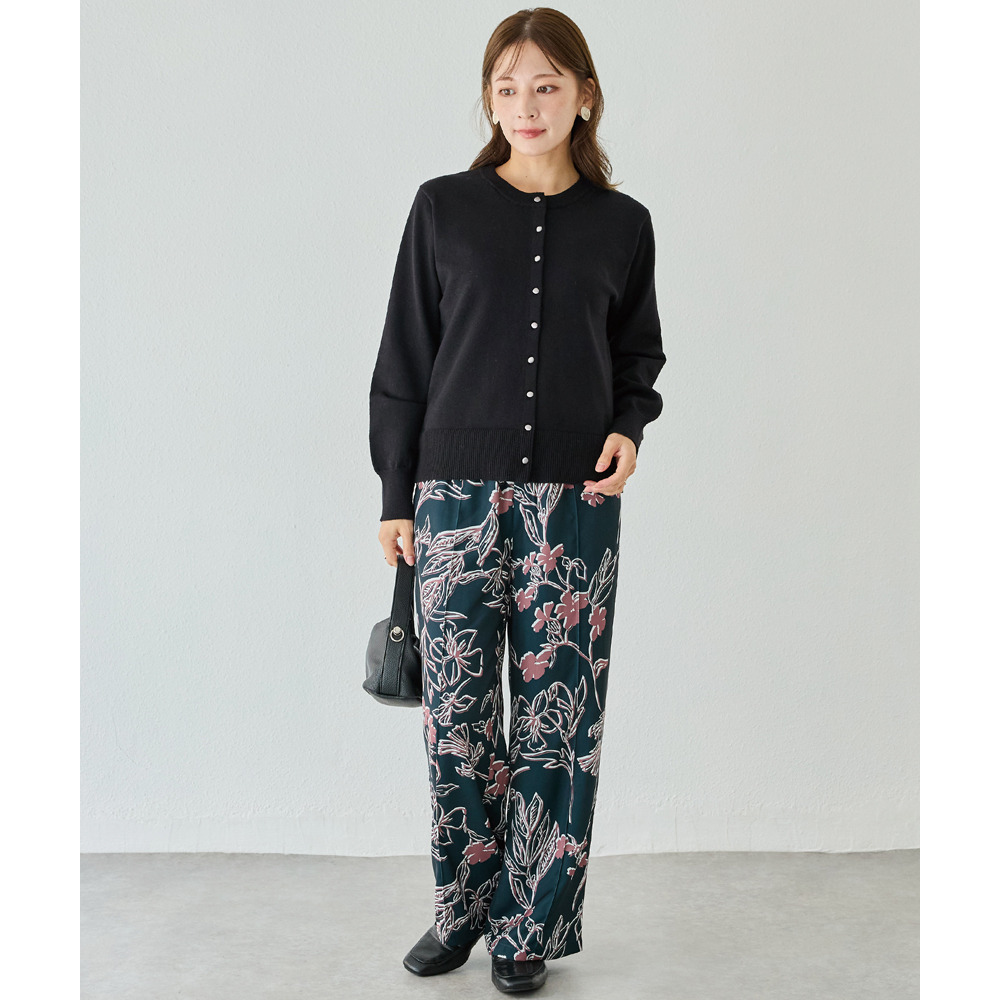 花柄イージーパンツ7