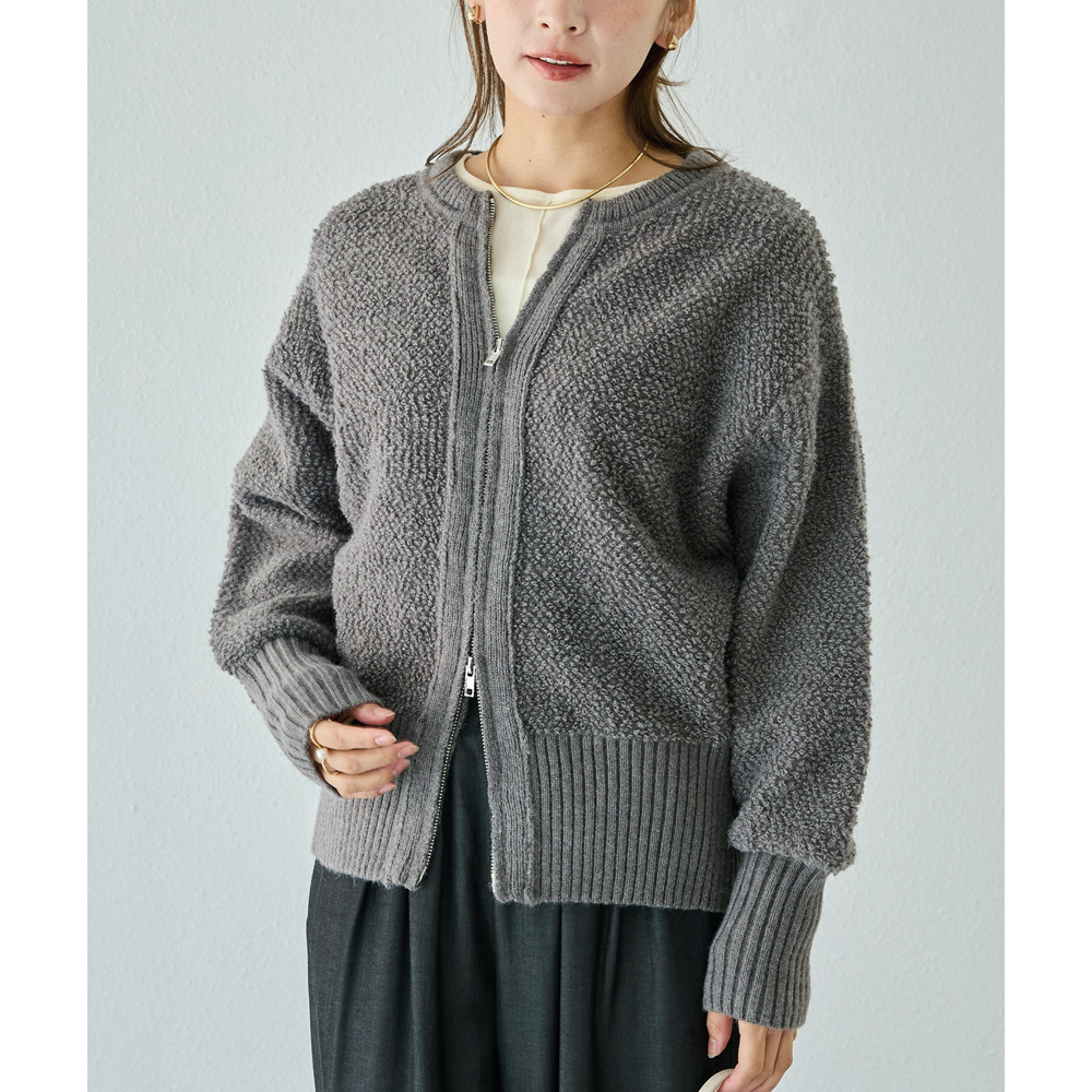 ループニットカーディガン3