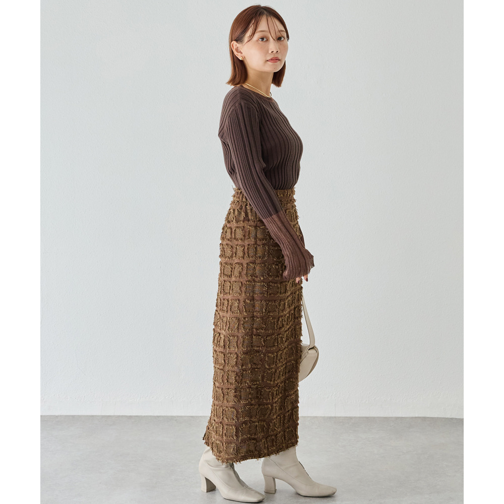 ジャガードナロースカート13