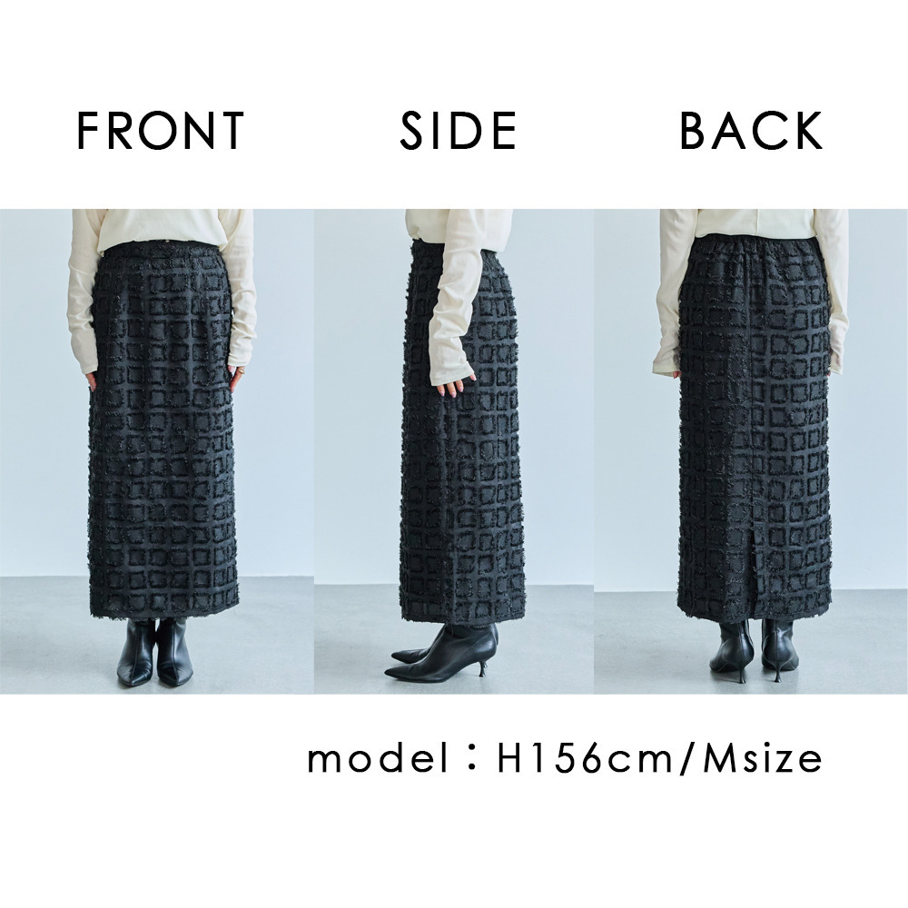 ジャガードナロースカート21