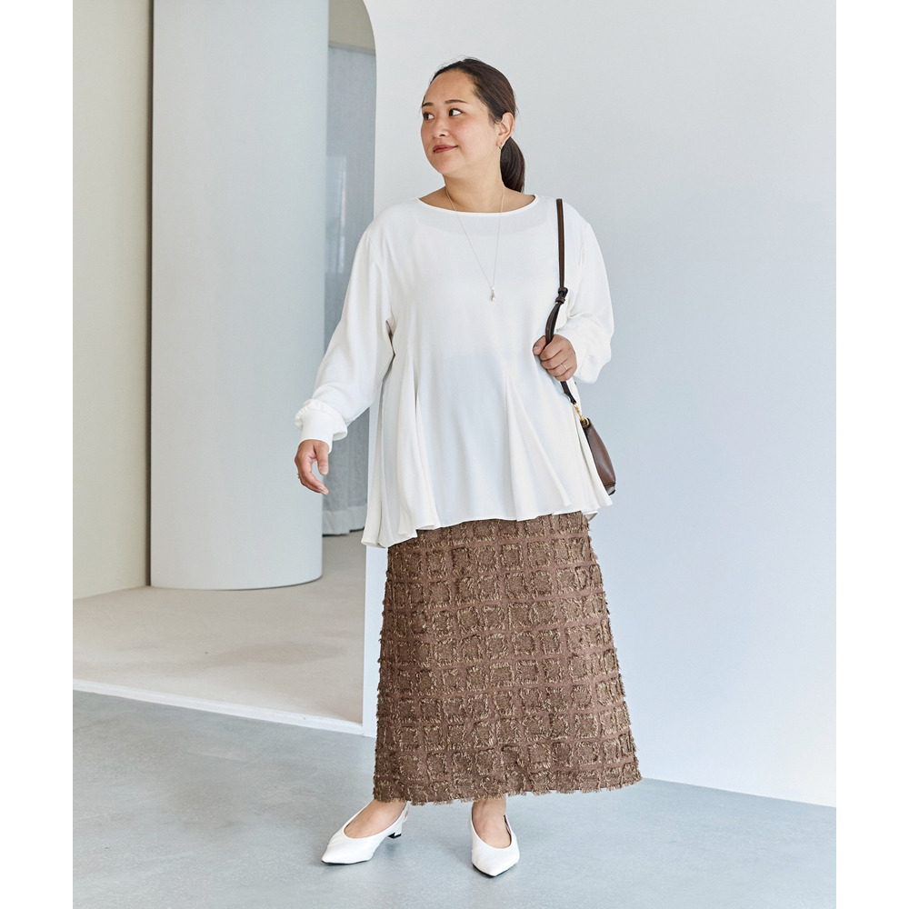 ジャガードナロースカート28