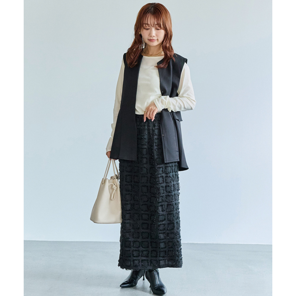 ジャガードナロースカート4