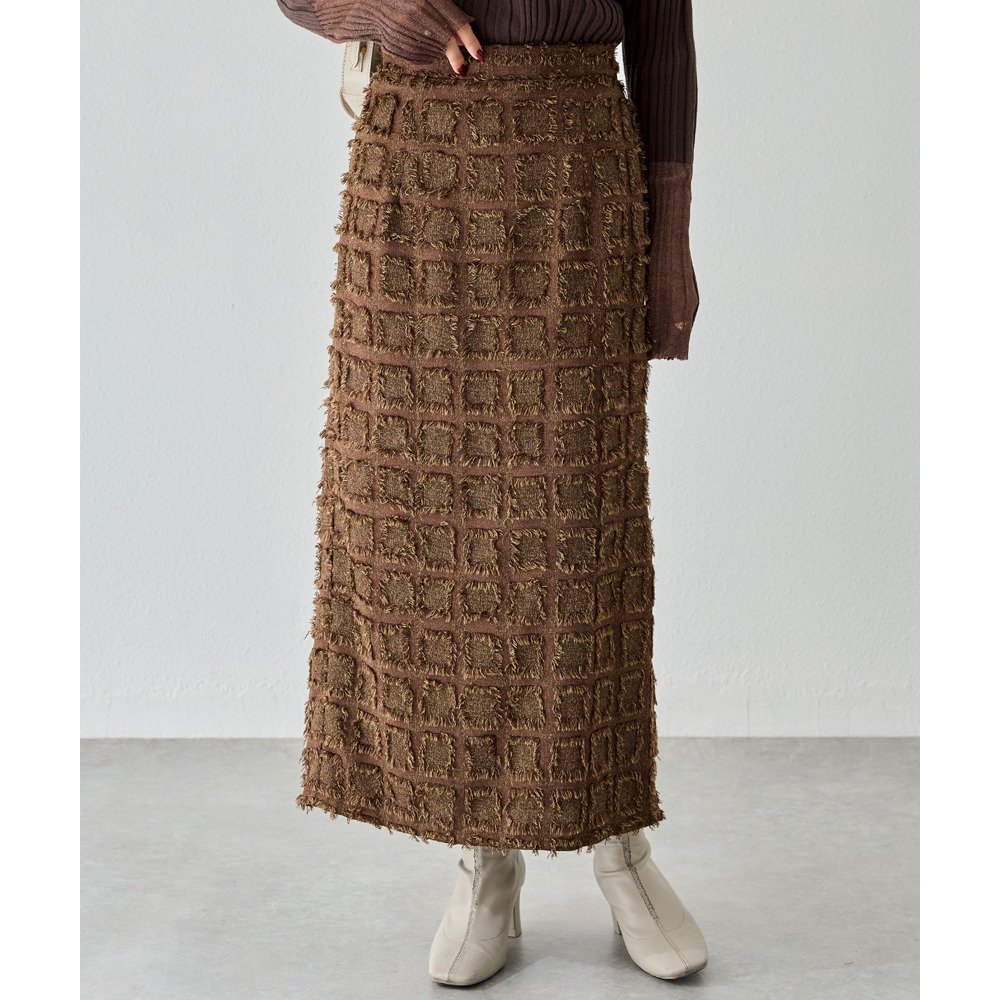 ジャガードナロースカート8